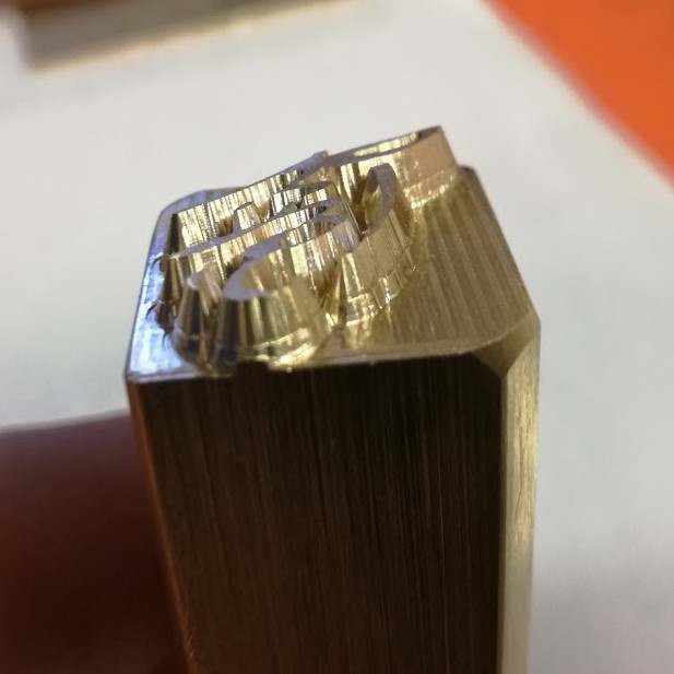 Rame Argentato per timbrare in Metallo Pelle Legno Oro punzone in Metallo Zwinner Timbri in Metallo alfabetici Resistenti alla corrosione 