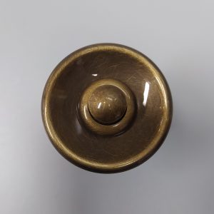 Campanello veneziano a tazza brunito